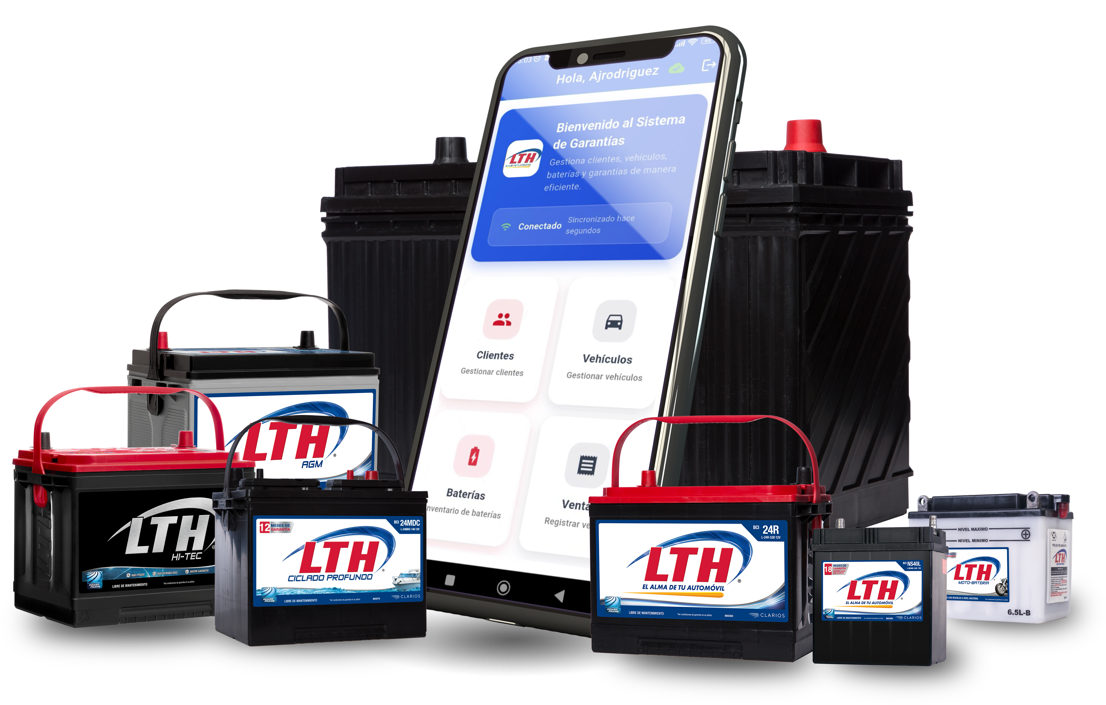 App Móvil y Baterías LTH